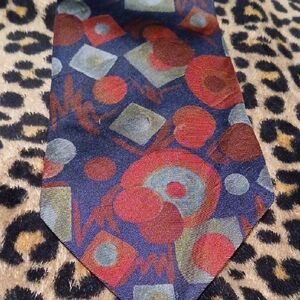 Architect Multicolor Geometric Tie
